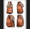 Real Leather Travelling Backpack