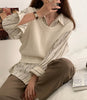 oversized drop shoulder shirt women