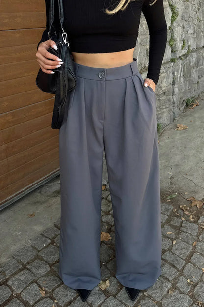 wide leg bell bottom dress pants women's