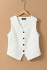 Women's Sleeveless Workwear Vest Tailored Fit for Office & Casual Wear