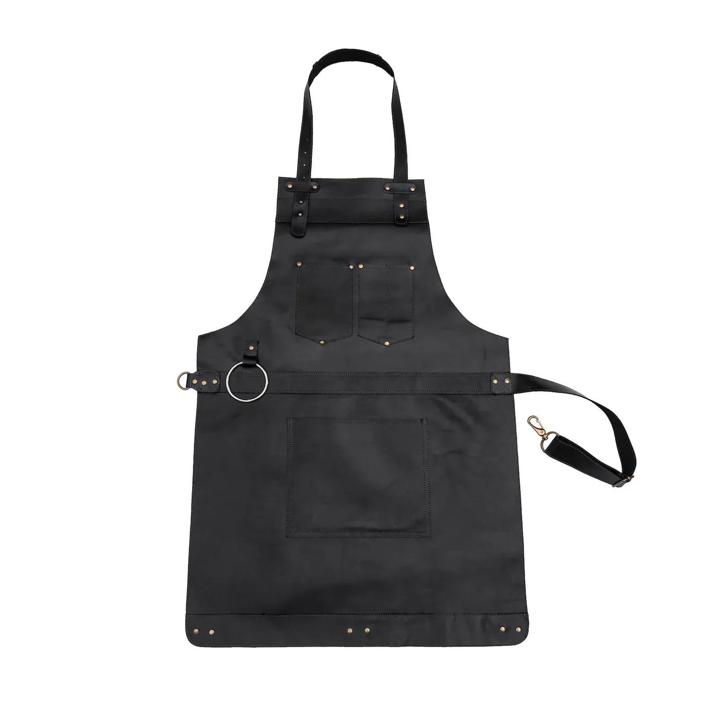 Real Leather Apron Brown Butcher BBQ Work Apron