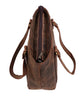 Leather Tote Bag With Zipper Large Work Tote Bag