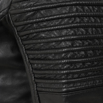Women Leather Moto Jacket Biker Jacket