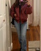 Oversized Faux Leather Jacket Women Baggy Street Style Fit