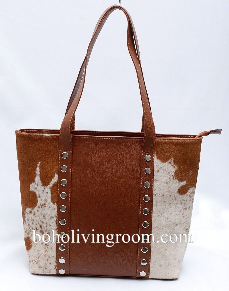 Cowhide Ladies Shoulder Bag