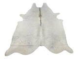 Cream And White Cowhide Rug 7.9ft X 6.6ft