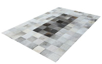 New Cowhide Patchwork Grey Hand made