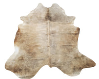 The colors of this beige brindle cowhide rug are beautiful and vibrant, hundred percent natural and real, size is perfect and shipping is quick.