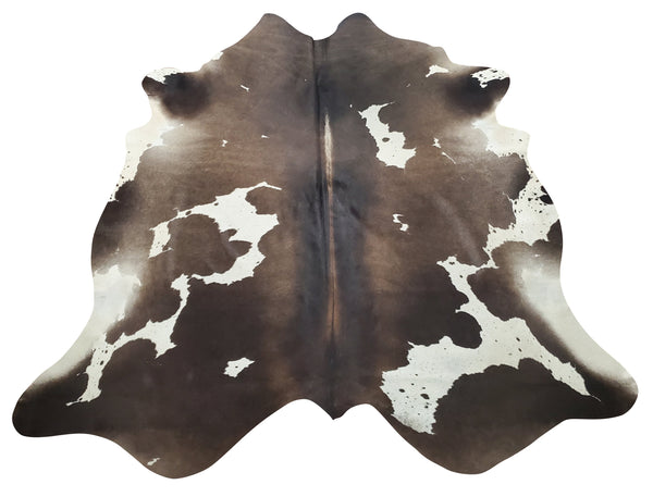 Cowhide rug comes quickly and will be exactly as pictured, you will seriously LOVE IT! Such a beautiful dark brown cowhide with gorgeous vibrant colors.