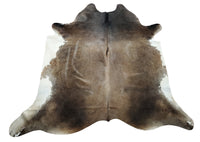 Large Grey and white cowhide rug with free shipping all over Canada And USA. All these cow skin rug are perfect for your living room and upholstery. Absolutely beautiful cowhide rug in exotic dark grey brindle and perfect to covers any worn-out leather couch well. Surpasses any expectations.