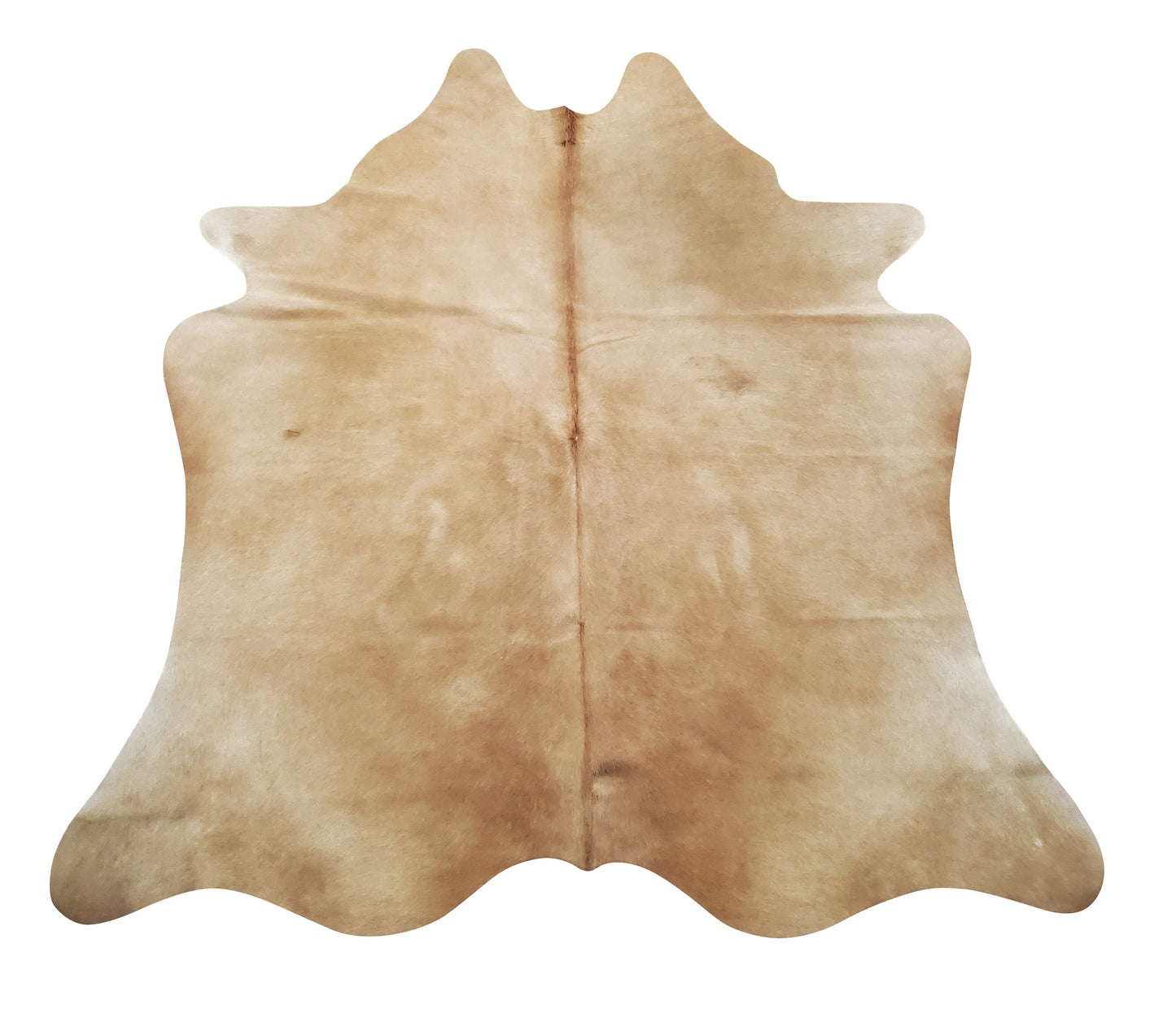 This light beige brown cowhide rug will give a mix of a contemporary and modern touch, it is free shipping all over the USA, natural and real .