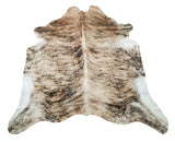 Unique white light cowhide rug is one of our best sellers, comes with slight grey or brindle these cowhide rugs are picked for rare shades.