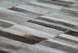 Real Cowhide Patchwork Tricolor