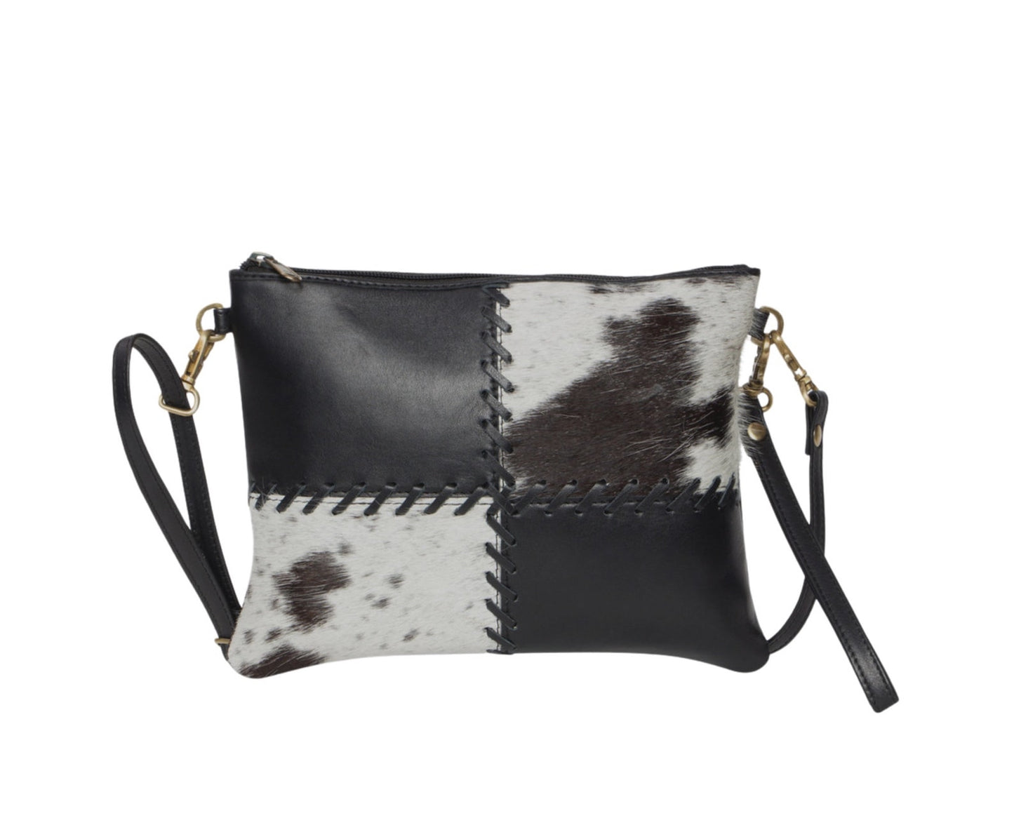 Natural Cowhide Clutch Purse