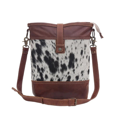 Speckled Cowhide Shoulder Purse