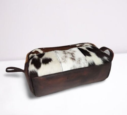 Cowhide Cosmetic Bag