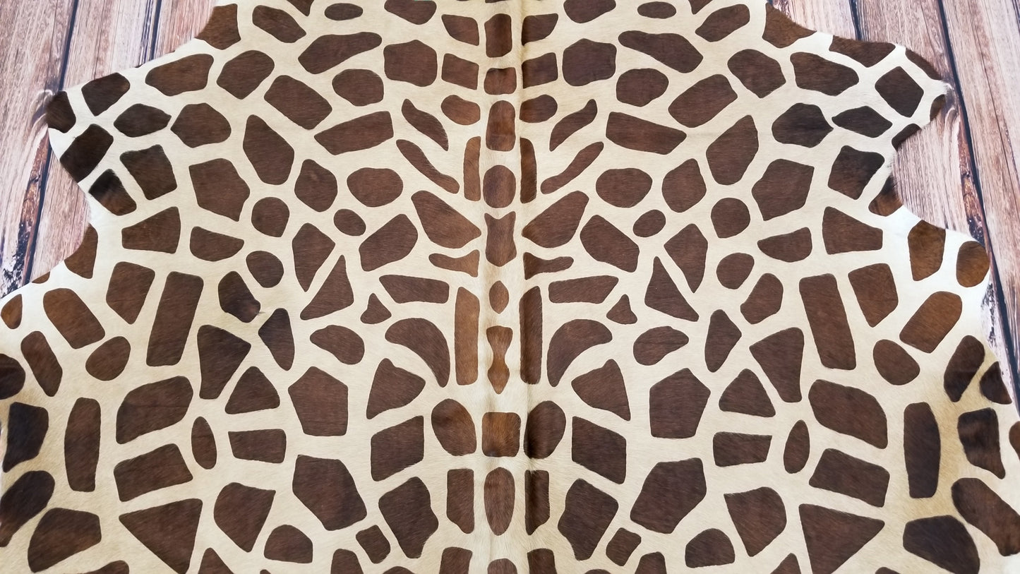 Cowhide Rug Giraffe 