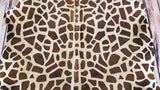 large tiger cowhide rug 