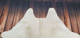 Beige And White Cowhide Rug