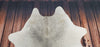 Large Natural Grey Ivory Cowhide Rug 7ft x 6ft