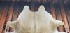 Large Champagne Cowhide Rug 82 X 74 Inches