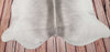 Large Cowhide Rug Grey Ivory 7ft x 6ft
