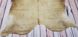 Real Cowhide Rug Champagne Palomino 6.2ft x 6ft