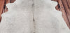 Light Grey White Cowhide Rug 7ft x 6.8ft
