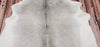 Natural Cowhide Rug Light Grey 7ft x 6.4ft