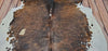 Tricolor Dark Cowhide Rug 6.6ft x 6.6ft