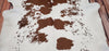 Salt Pepper Brown White Cowhide Rug 7.6ft X 7ft