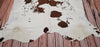Salt Pepper Brown White Cowhide Rug 7.6ft X 7ft