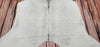Natural Grey Cowhide Rug 6.2ft x 6.2ft
