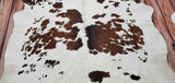 Speckled Brazilian Cowhide Rug 7.4ft x 6.8