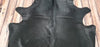 Brazilian Exotic Black Cowhide Rug 7.8ft x 6.5ft