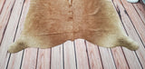 Brazilian Small Cowhide Rug Beige Brown 6.6ft x 5.4ft