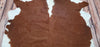 Natural Brown Hereford Cowhide Rug 6ft x 6ft