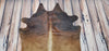 Extra Small Dark Brown Cowhide Rug 4.1ft x 3.9ft