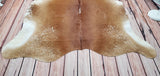 Natural Reddish Brown Cowhide Rug 7ft x 6.6ft