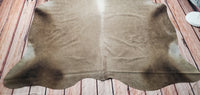 Champagne Ivory Cowhide Rug 7.9ft x 6.7ft