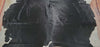 Large Black White Cowhide Rug 6.6ft x 6.6ft