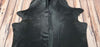 Black Cowhide Rug Real And Natural 6.7ft x 5.4ft