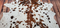 XL Spotted Cowhide Rug 7ft x 6.5ft