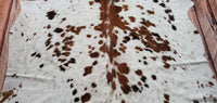 Our beautiful cowhide-rug XL, with its unique spotted design, offers a myriad of untapped decorating opportunities in your living space. Use this rug in areas of higher traffic, such as entryways and livings rooms.
