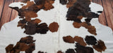 Tricolor Real Cowhide Rug 7.5ft x 7ft