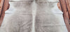 Grey Tan Cow hide Rug 6.2ft x 6ft