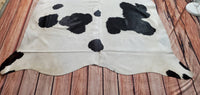 Exotic Holstein Cowhide Rug 7.2ft X 6.6ft