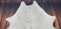 The grey cowhide area rug can work in almost any space, it is very soft and smooth to walk on, hundred percent natural and real. 