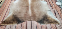 Natural Cappuccino Cowhide Rug 7.9ft x 6.6ft