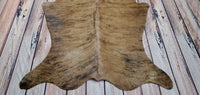 Extra Small Natural Cowhide Rug 5.4ft x 4.6ft
